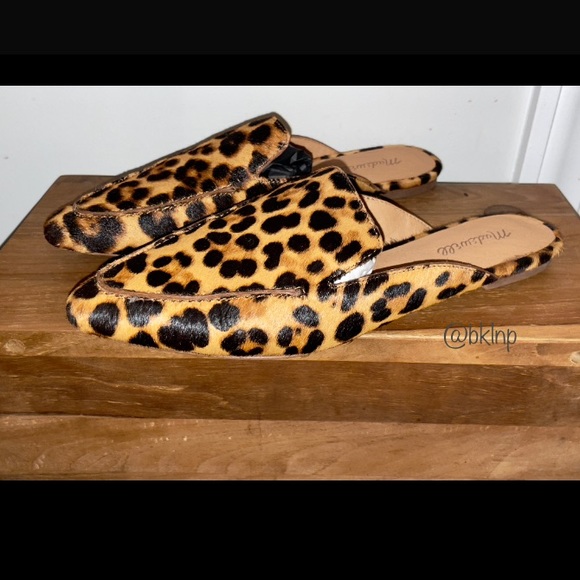 MADEWELL FRANCES SKIMMER MULES ⚡️SOLD OUT⚡️ Leopard Print ⚡️ 9.5 - Picture 5 of 8